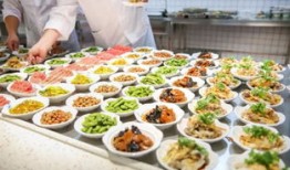 财经学校食堂一楼大餐d怎么样(财经食堂照片)